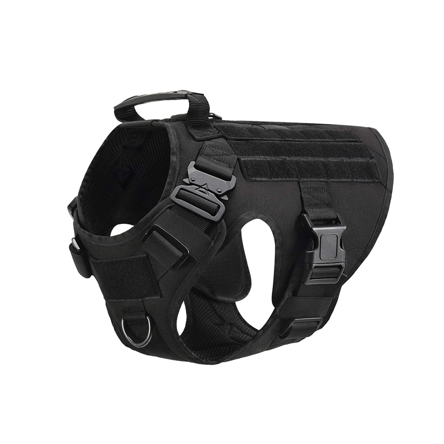 PETRAVELCN Tactical Dog Harness With MOLLE Pouches