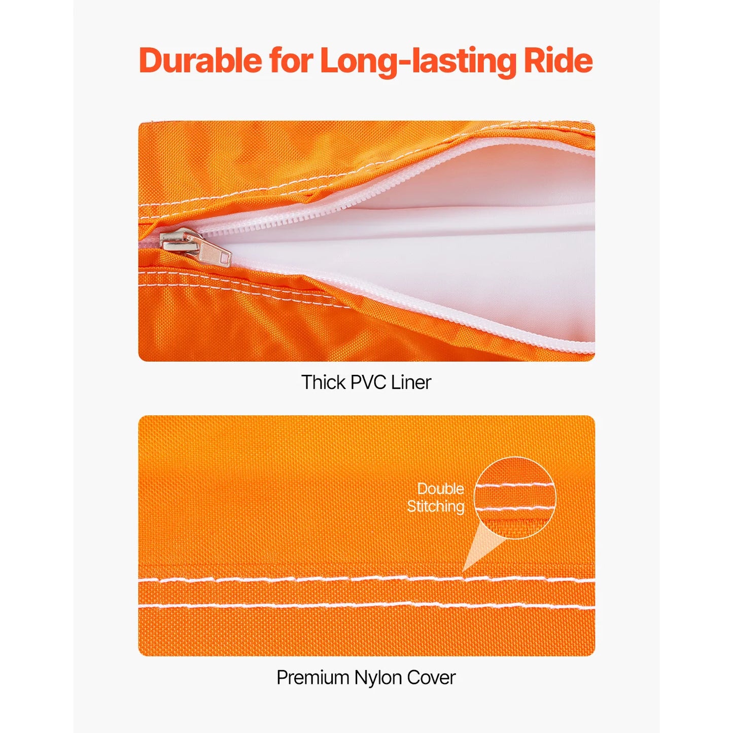 SucceBuy Towable Tube for Boating Two Rider Inflatable Water Sports