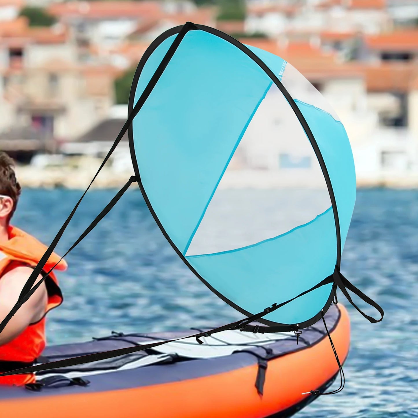 Kayak Sail Foldable Wind Sail for Kayak Canoe and SUP