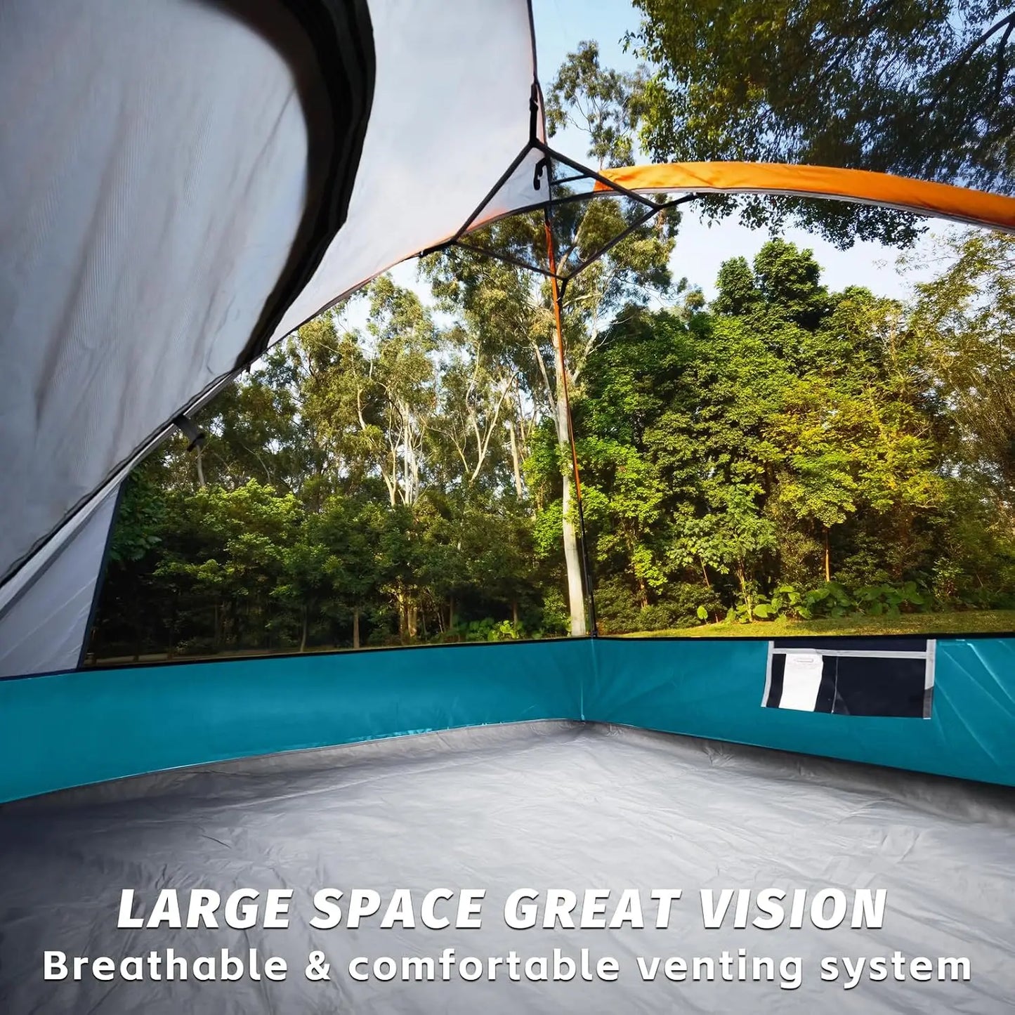 UNP Camping Tent Two To Four Person Waterproof Windproof Dome