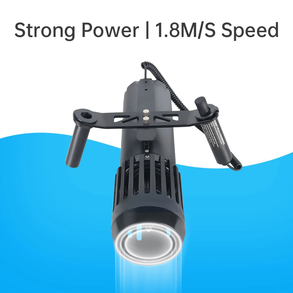 Rechargeable Underwater Seascooter With Action Camera Mount Dual Speed