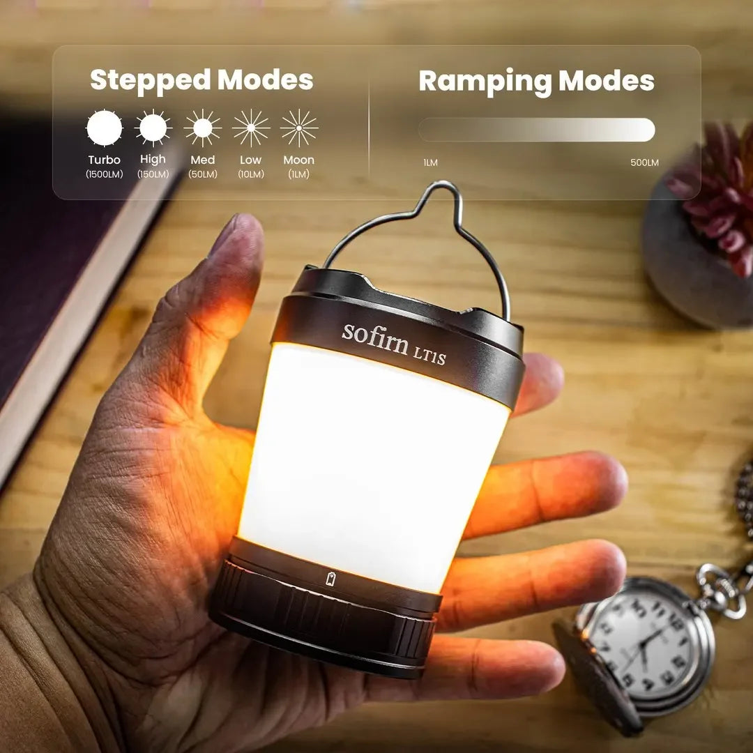 Sofirn LT1S Camping Light USB C Rechargeable Lantern With Reverse Charging