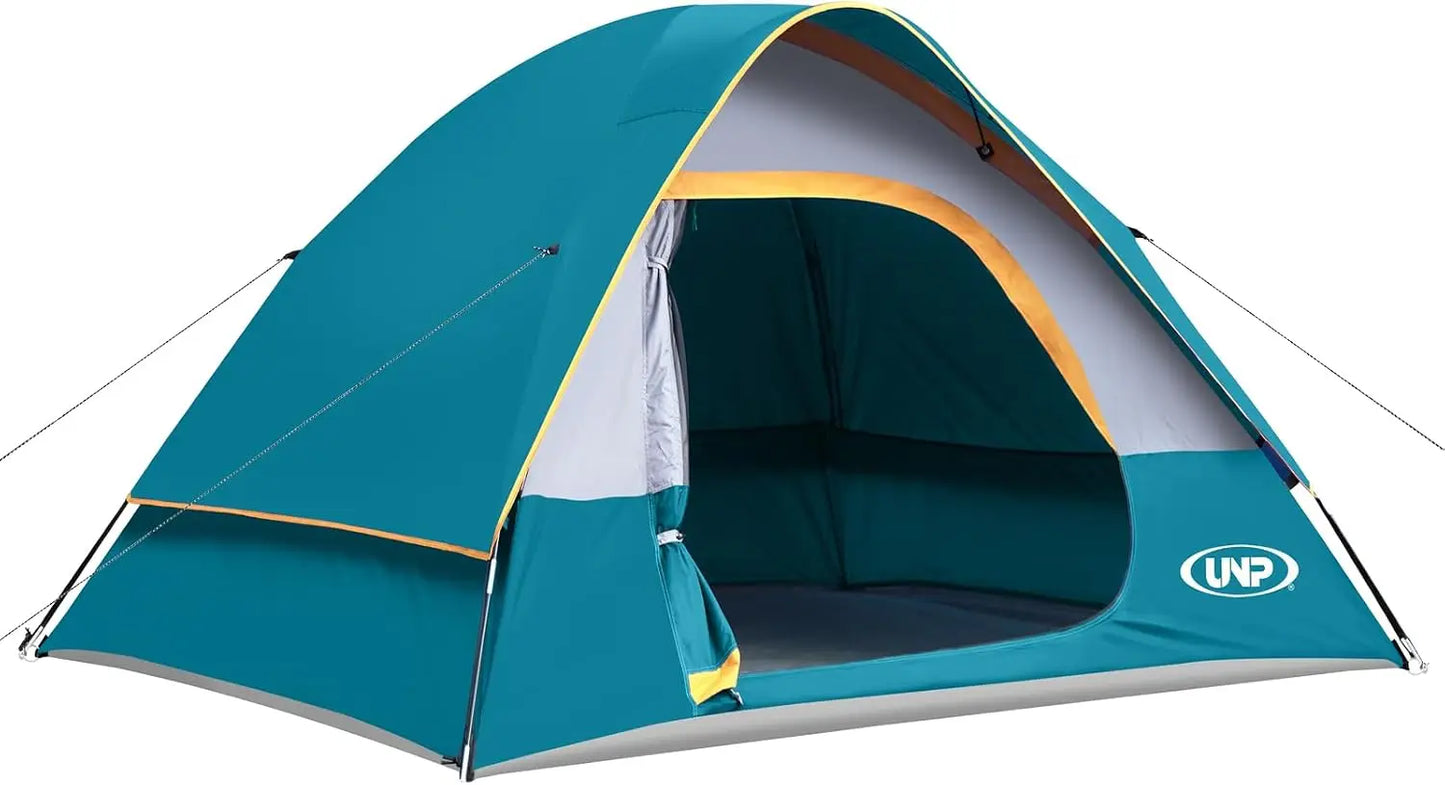 UNP Camping Tent Two To Four Person Waterproof Windproof Dome