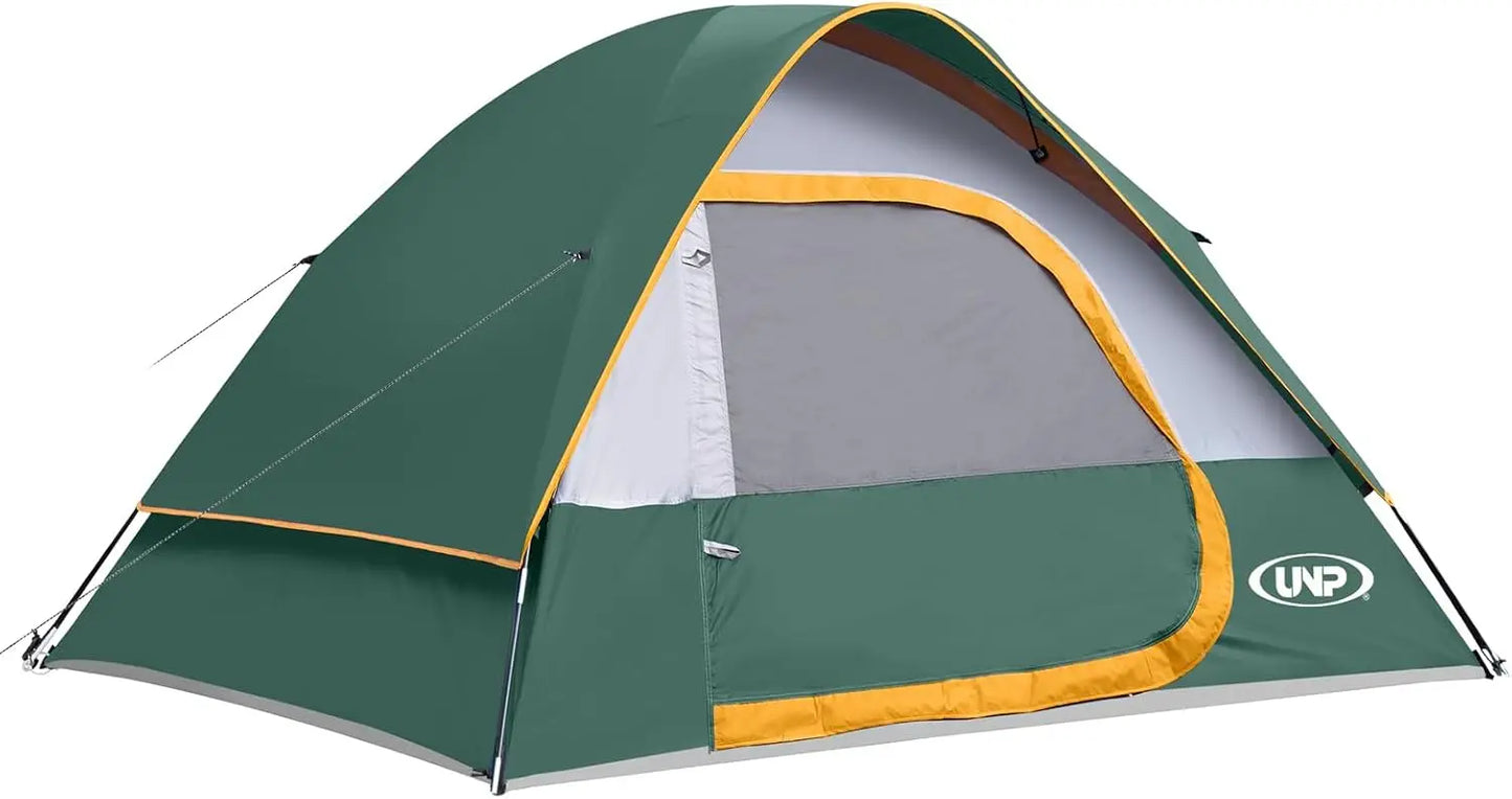 UNP Camping Tent Two To Four Person Waterproof Windproof Dome