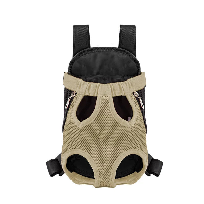 Camouflage Breathable Mesh Dog Backpack Carrier For Outdoor Travel