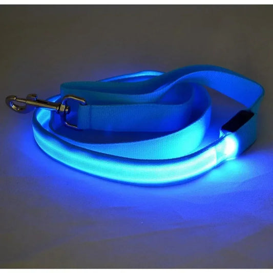 LED Glowing Dog Leash Flashing Light for Pet Safety