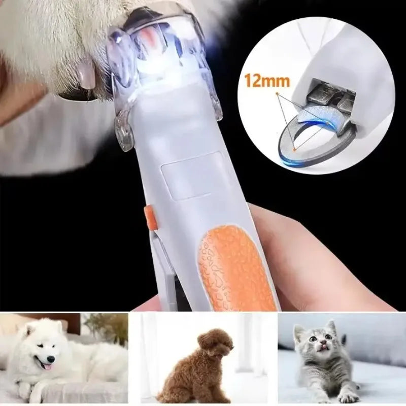 Pet Nail Clippers With LED Light For Dogs And Cats