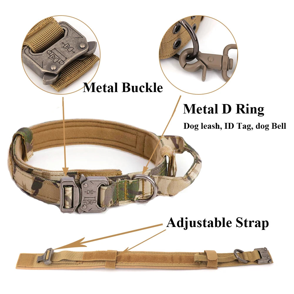 PETRAVELCN Tactical Dog Harness Vest Leash Patch Set For Training