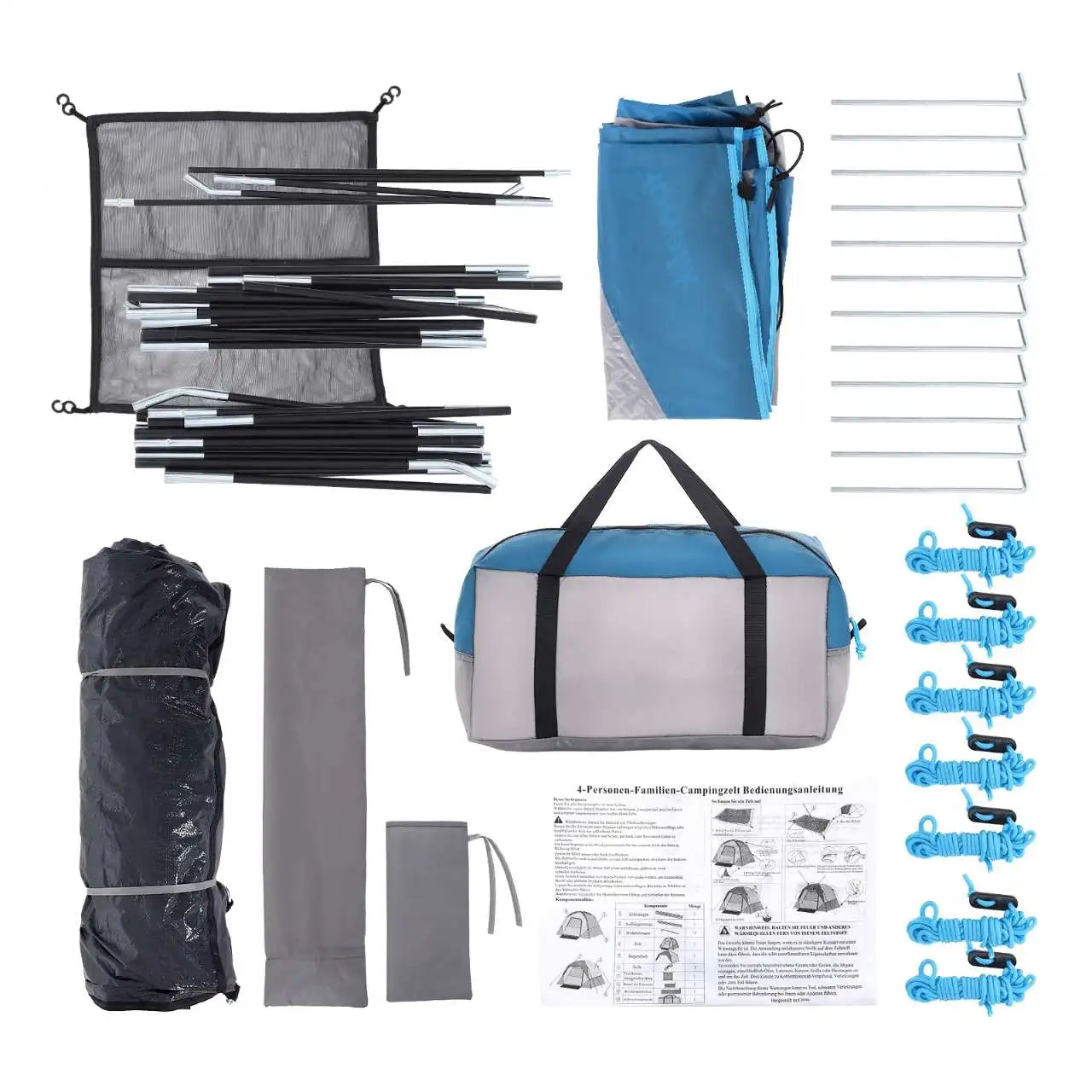 HiMISS Four Season Camping Tent Easy Setup Outdoor Shelter