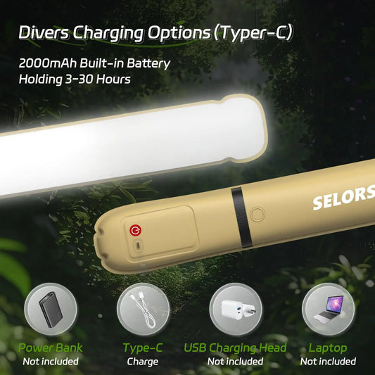 Rechargeable Portable Camping Lantern 2000 mAh