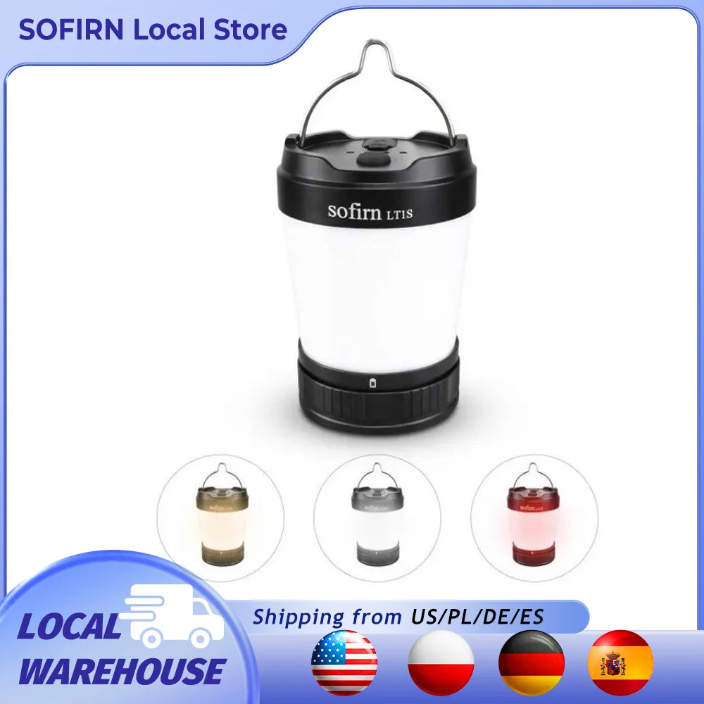 Sofirn LT1S Camping Light USB C Rechargeable Lantern With Reverse Charging
