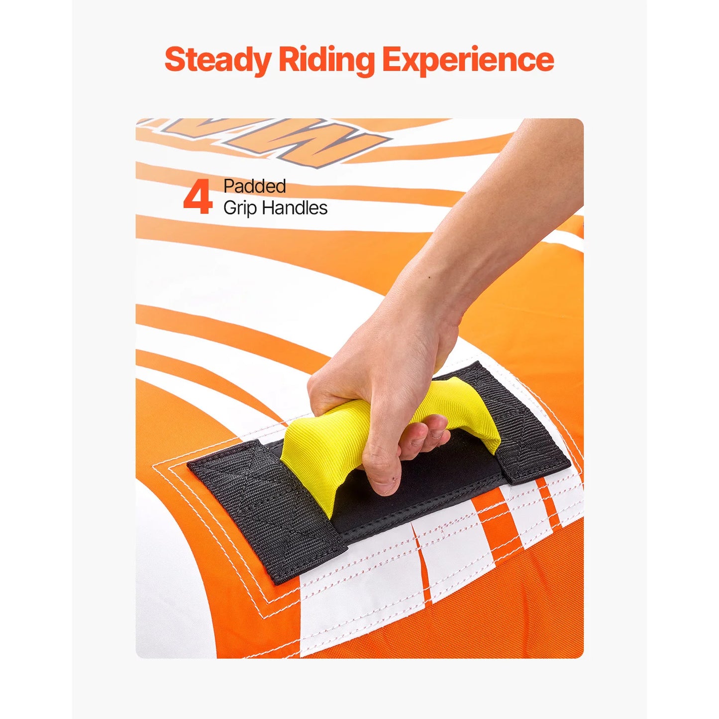 SucceBuy Towable Tube for Boating Two Rider Inflatable Water Sports