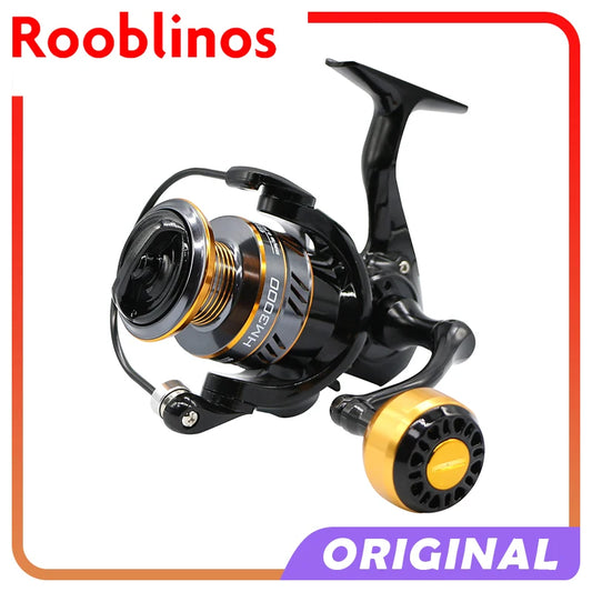 Rooblinos Spinning Fishing Reel High Speed Gear 5 to 1