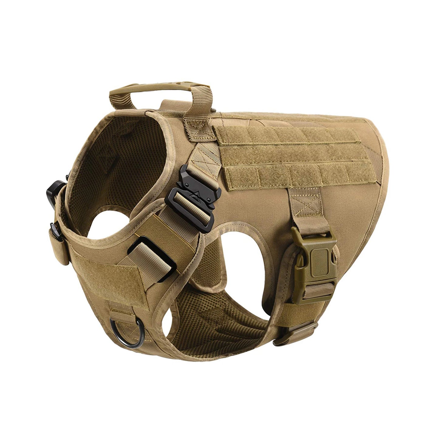 PETRAVELCN Tactical Dog Harness With MOLLE Pouches