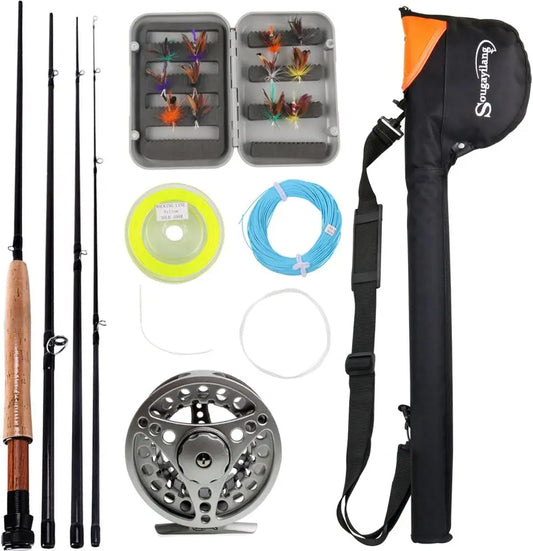 Fly Fishing Rod and Reel Combo for Saltwater and Freshwater
