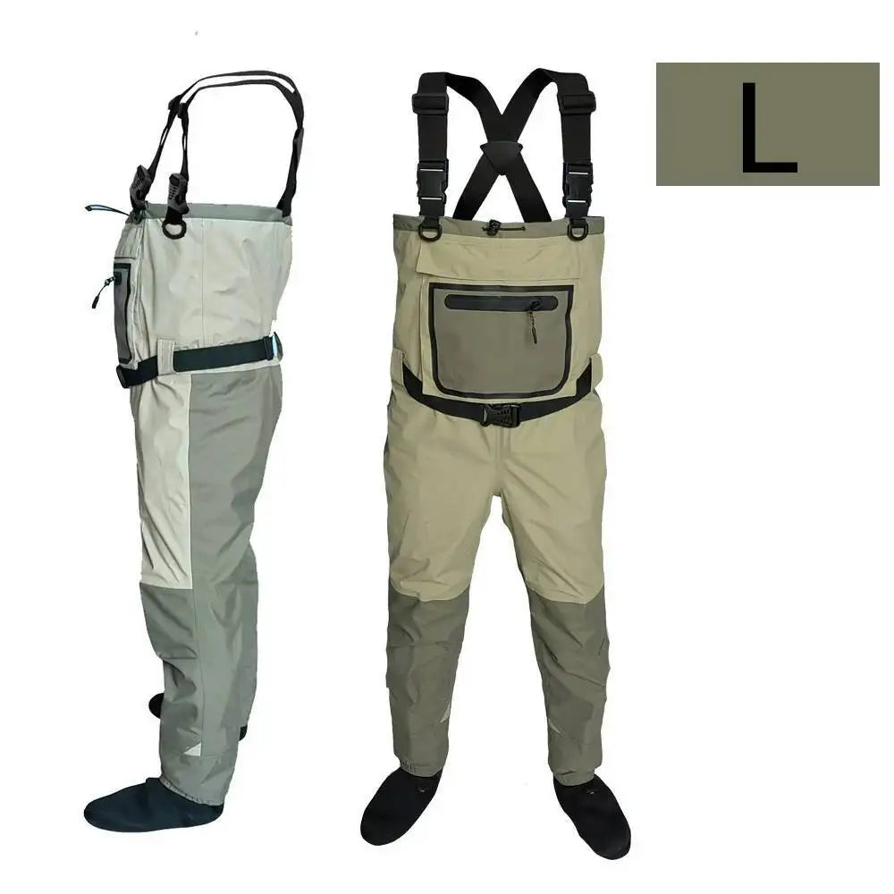 Neoprene Fly Fishing Waders Unisex Quick Dry Waterproof Breathable
