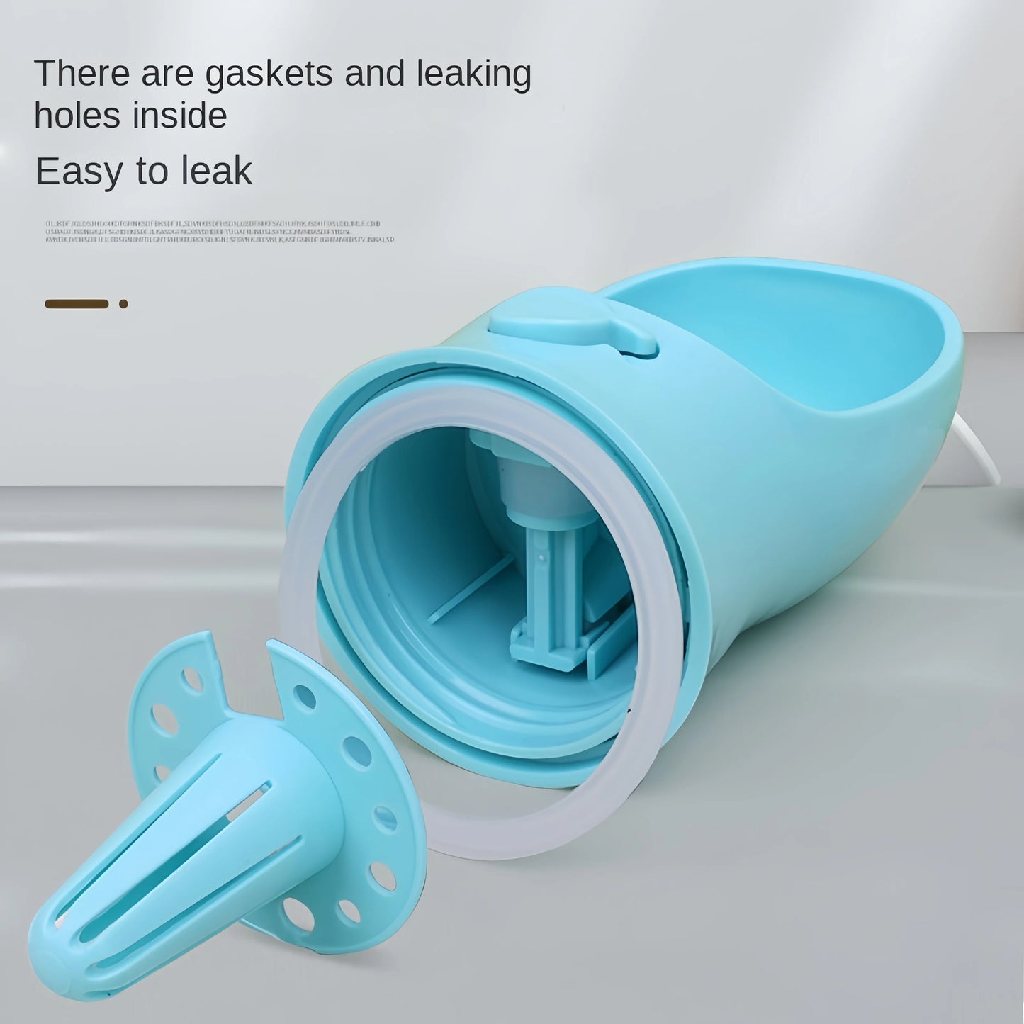 Portable Pet Water Bottle With Storage For Outdoor Travel