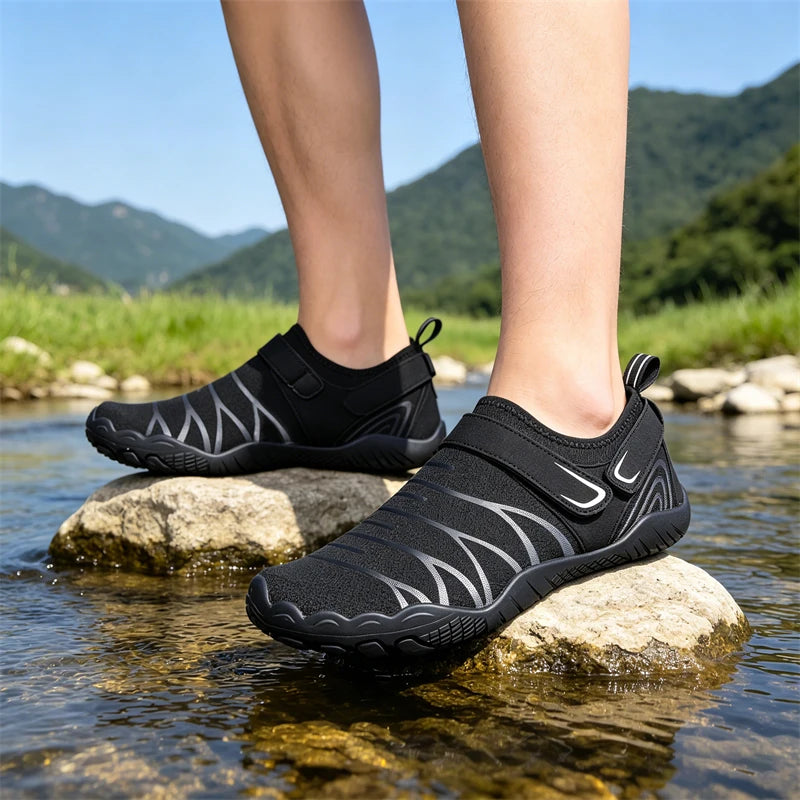Men Water Shoes Beach Aqua Sneakers For Surfing Wading And Swimming