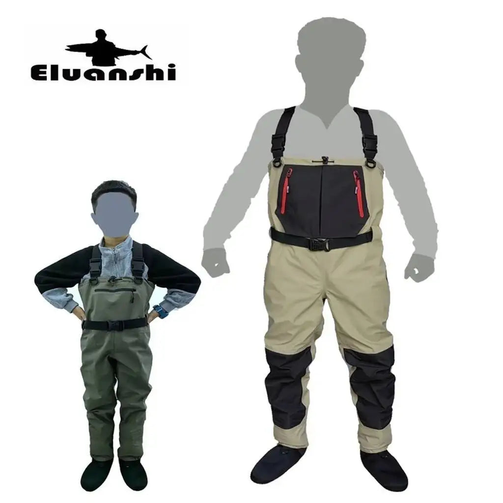 Neoprene Fly Fishing Waders Unisex Quick Dry Waterproof Breathable