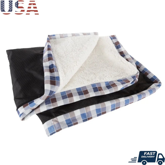Dog Bed Replacement Cover Sherpa Top Non Slip Removable Washable