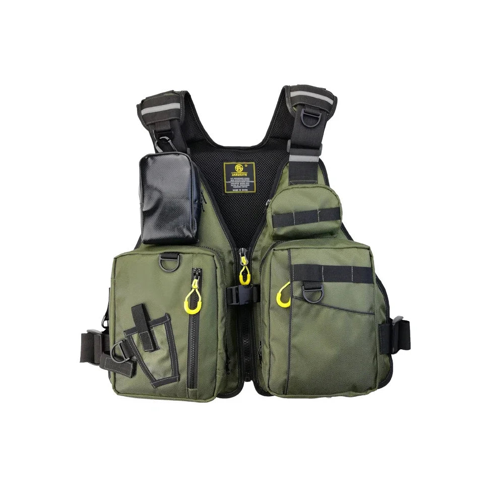 NONECN Multi-Functional Life Jacket Vest For Outdoor Fishing Safety