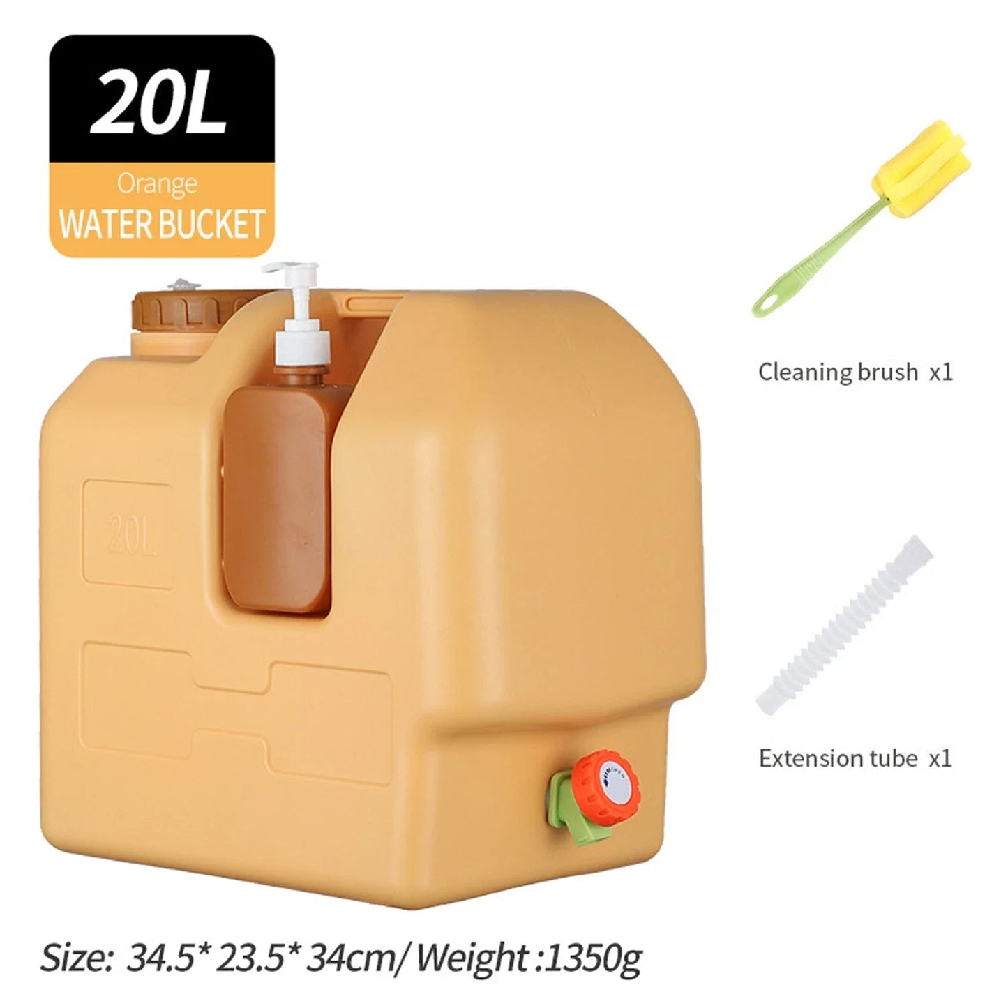 Emergency Outdoor Portable Water Container With Spigot