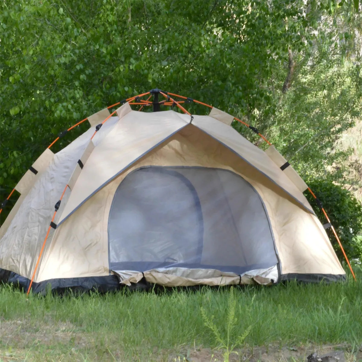 Pakicetus Outdoor Automatic Quick-Opening Rainproof Tent With Two Doors