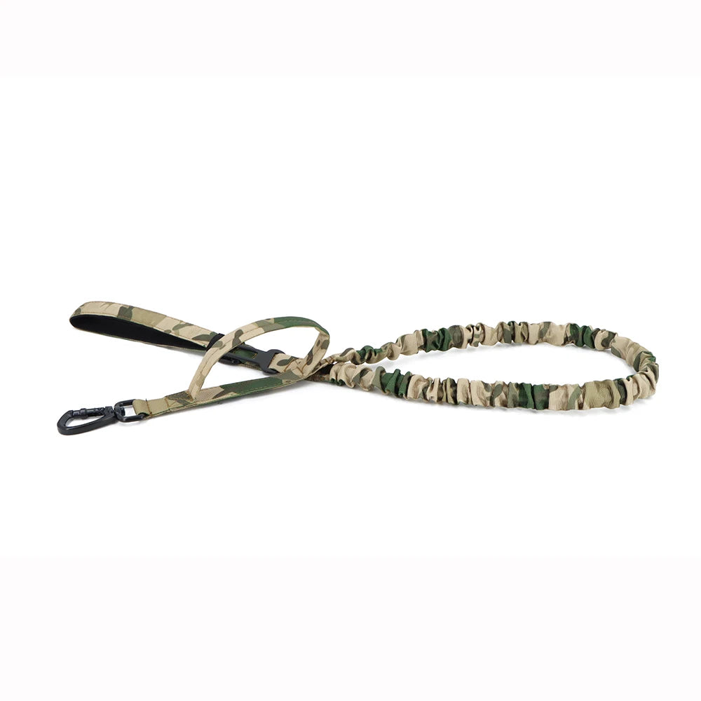 PETRAVELCN Military Dog Leash Adjustable Quick Release With Handles