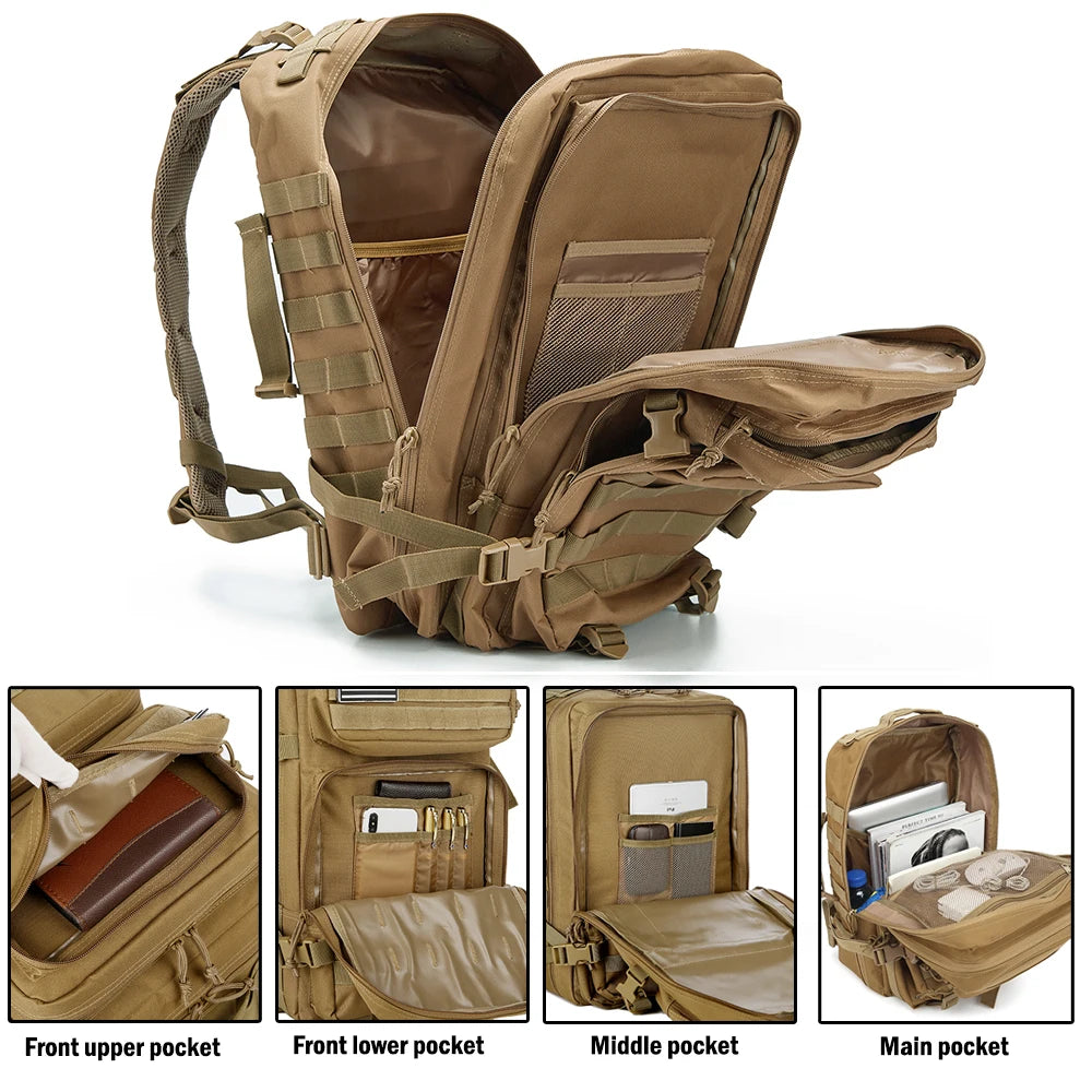 ReFire Gear Tactical Backpack for Outdoor Trekking and Molle EDC