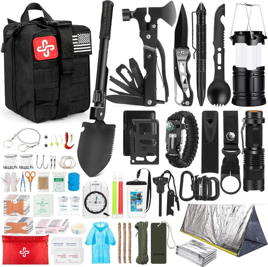 Survival Gear First Aid Kit With Molle Bag And Tent