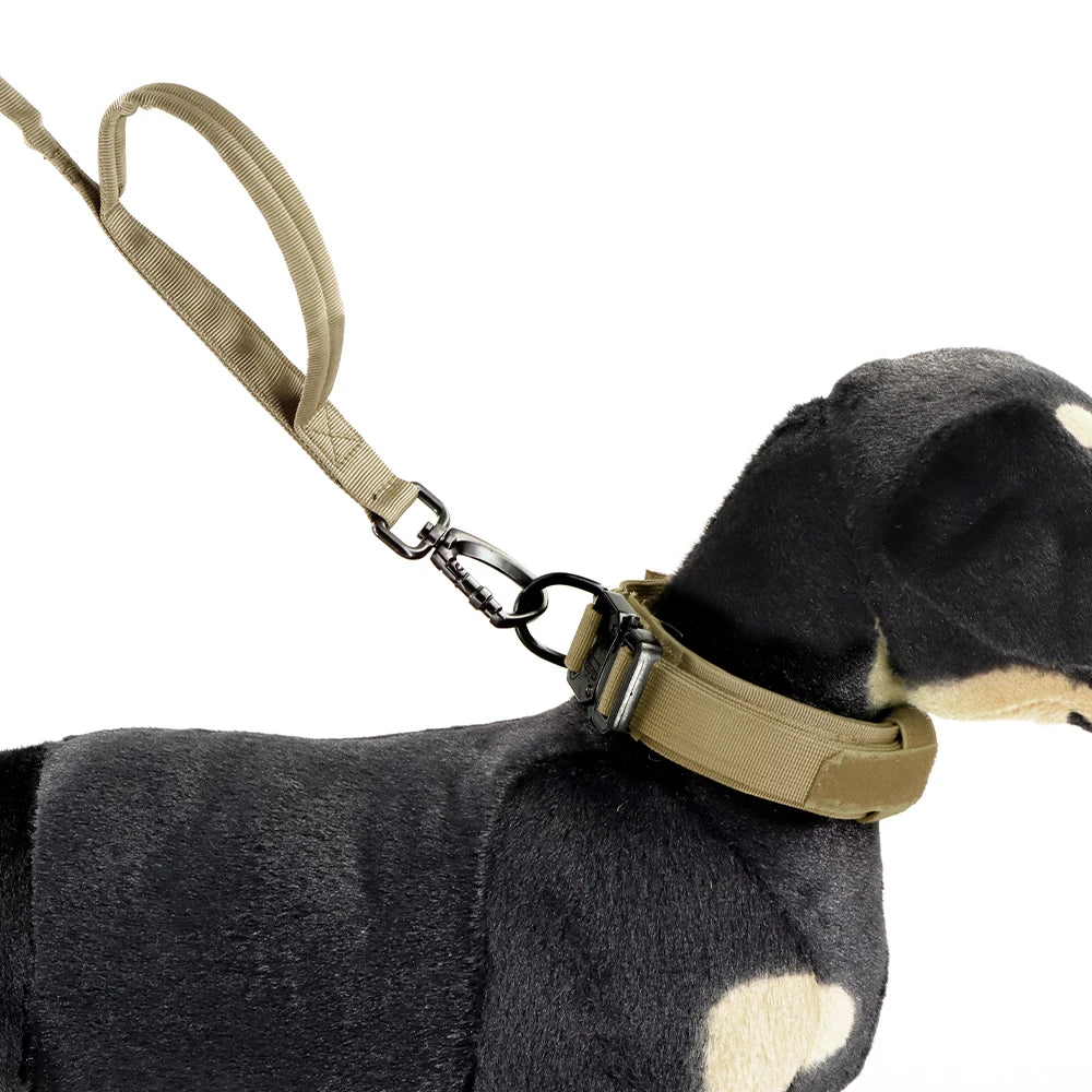 PETRAVELCN Military Dog Leash Adjustable Quick Release With Handles