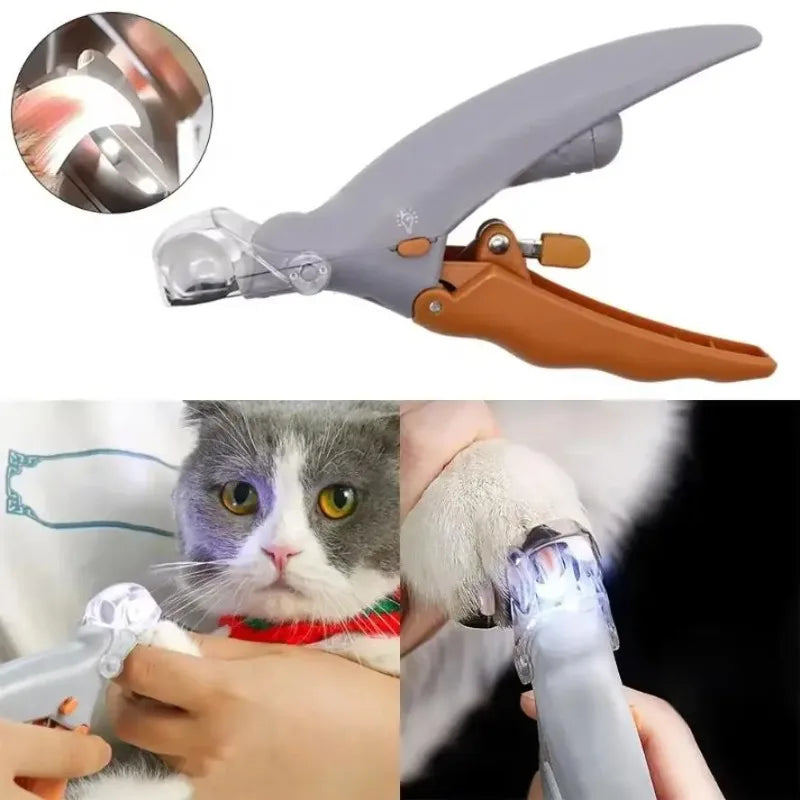 Pet Nail Clippers With LED Light For Dogs And Cats