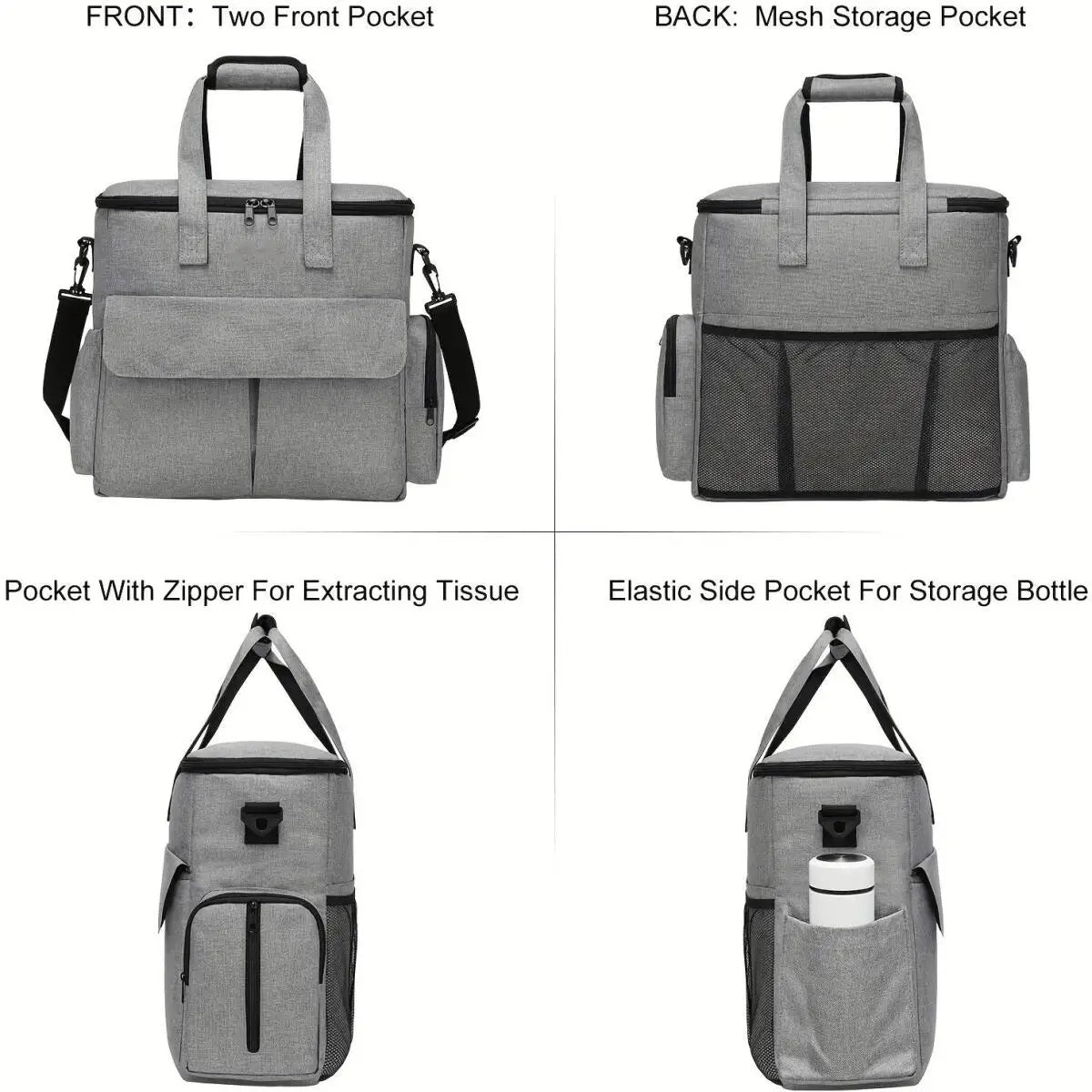 Pet Travel Bag Set Airline Approved Dog Cat Organizer