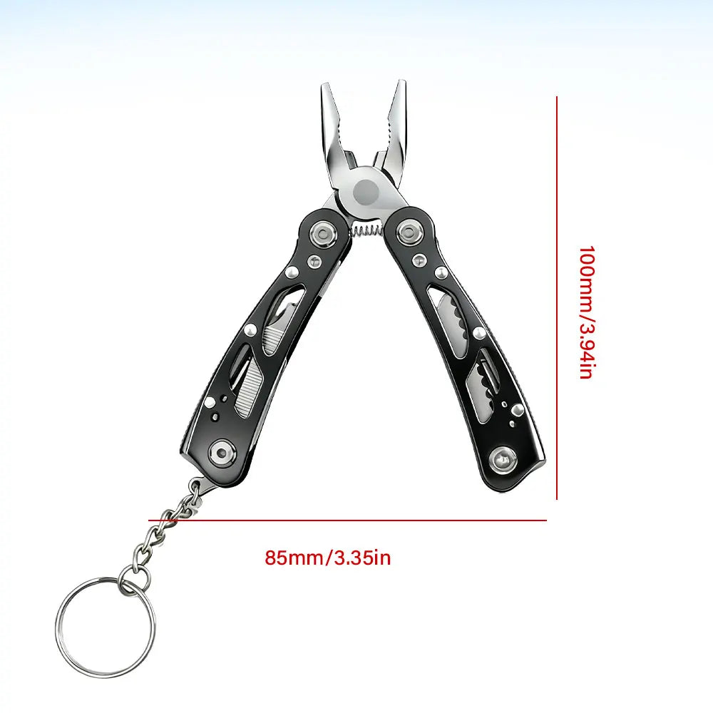 Folding Multi-Tool Pocket Knife Pliers For Outdoor Survival And Repair