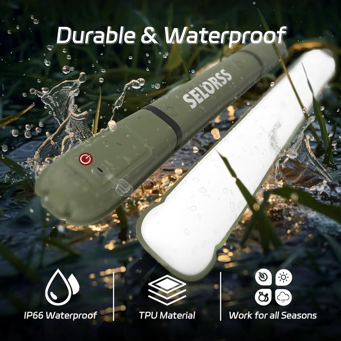 Rechargeable Portable Camping Lantern 2000 mAh