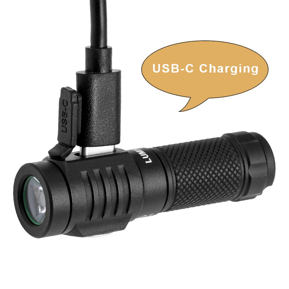 Lumintop Frog Keychain LED Flashlight USB-C Rechargeable