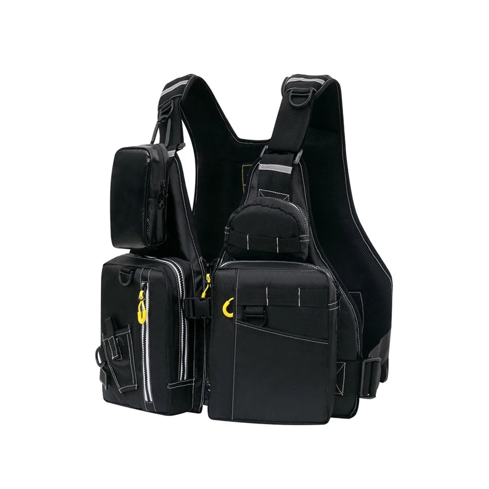 NONECN Multi-Functional Life Jacket Vest For Outdoor Fishing Safety