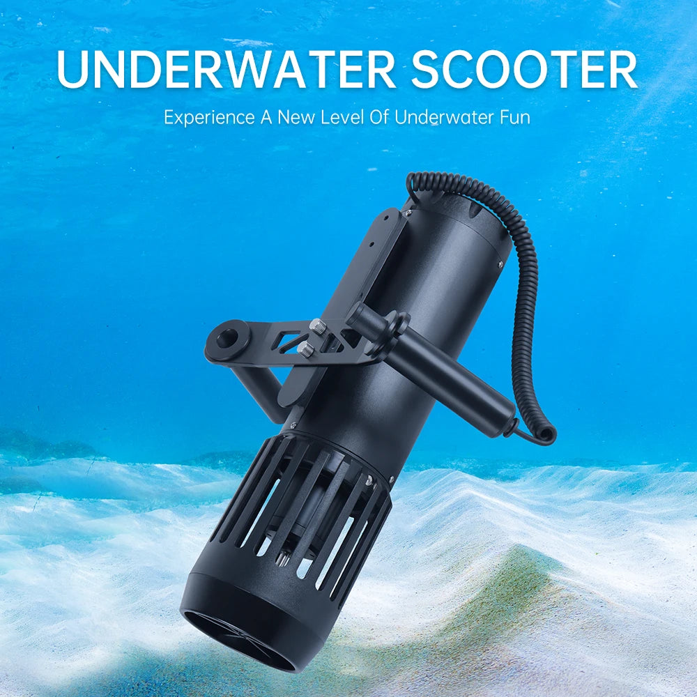 Rechargeable Underwater Seascooter With Action Camera Mount Dual Speed